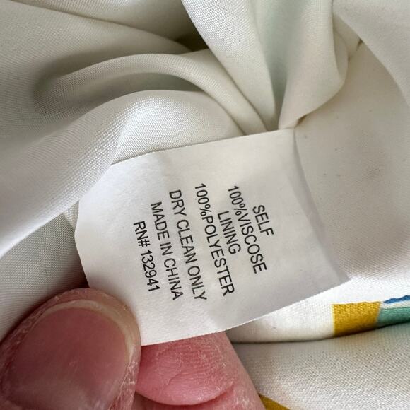 Amanda Uprichard Striped Bow-Front Strapless Crop Wide-Leg Lincoln Jumpsuit S - Picture 16 of 16